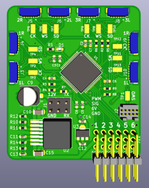 Ear controller prototype board v0.2