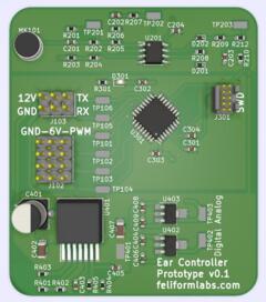 A rendering of a circuit board